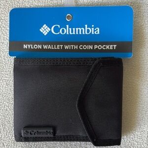Columbia Black Nylon Wallet with Coin Compartment